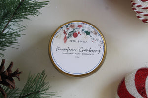 Mandarin Cranberry Soy Candle
