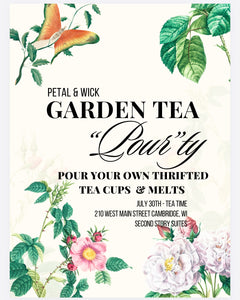 Tea “Pour”ty Candle Class