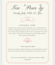 Load image into Gallery viewer, Tea “Pour”ty Candle Class
