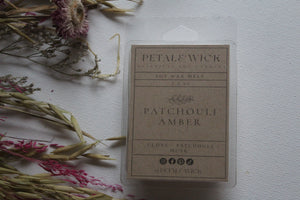 Patchouli Amber Soy Wax Melt